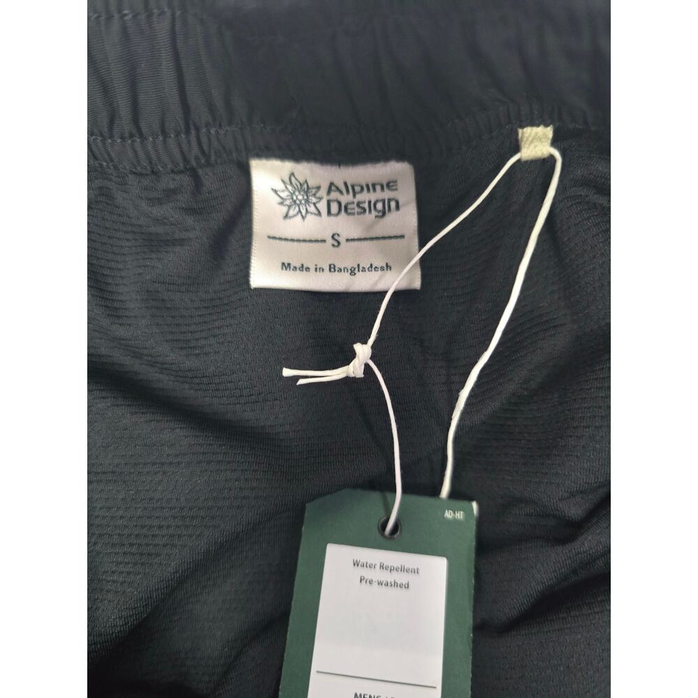 NWT Alpine Design 5" Pull-On Shorts Men's Small Black Hiking Outdoor - Picture 14 of 15